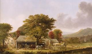 Scene near New Haven, Connecticut: Autumn