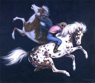 Two Horsed Cowboys