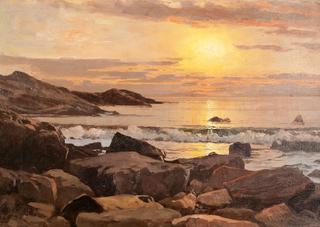 Sunset, Coast of Nova Scotia near Yarmouth