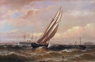 New York Harbor Scene