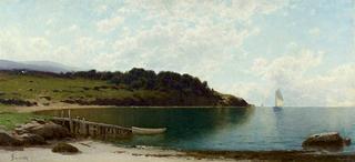 Sailboats Along the Coast