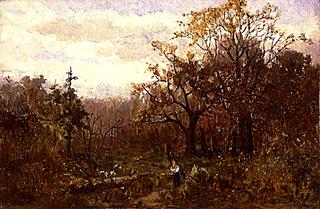 Landscape - Woman Carrying Wood