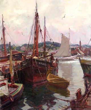Catboat, Gloucester Harbor