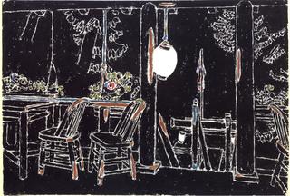 Verandah at Night IV