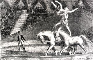 Bareback Act, Old Hippodrome