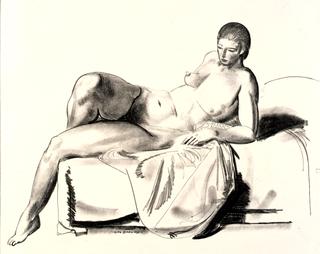 Nude Study, Classic on a Couch