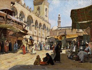 Arab market in Kalun
