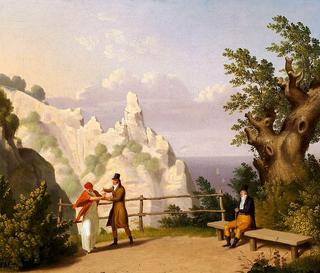 View of Møns Klint and the Sommerspiret