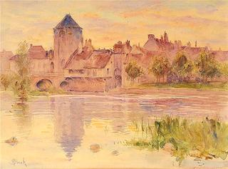 Sunset at Moret sur Loing