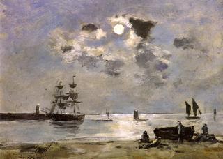 Near Portrieux, the Effect of Moonlight