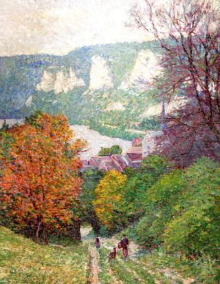 Chemin du Château de la Gaillard, Les Andelys
