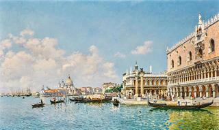 The Doge's Palace And The Grand Canal, Venice