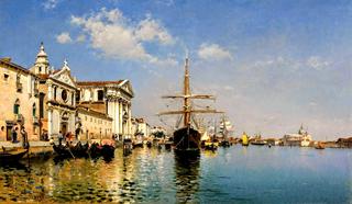 La Chiesa Gesuati from the Canale Della Giudecca, Venice