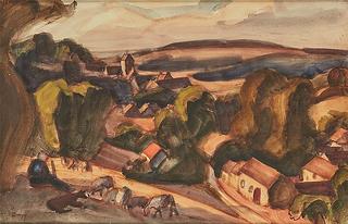 Herd above the Village