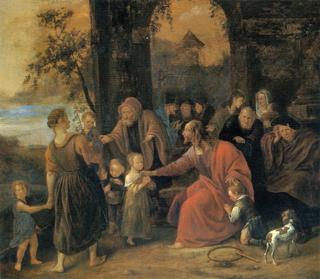Christ Blessing Little Children