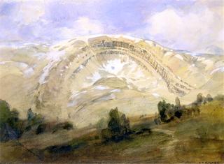 褶皱地层，一个伟大的地质拱门，科罗拉多州