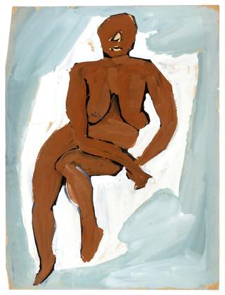 Seated Female Nude