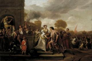 David Returning Victorious after Defeating Goliath