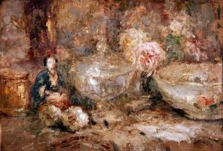 Still Life with Japanese Doll