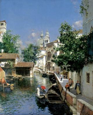 View from Giudecca towards the Church of Santa Maria della Salute