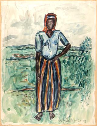 African Woman--Study in Tunis