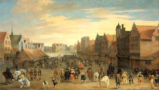 The disbanding of mercenaries by Prince Maurits in Utrecht, 31 July 1618