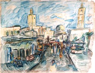 Kairouan--The Grande Rue and the Mosques