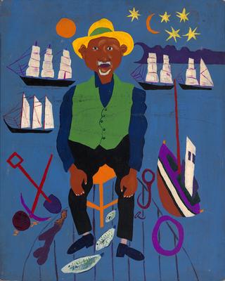 Memory Portrait--Danish Fisherman