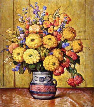 Flores en un Jarro de Guadalajara
