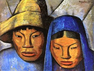 La Pareja en Azul