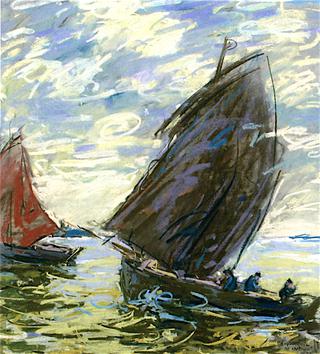 Sardine Boats Sailing North Northeast