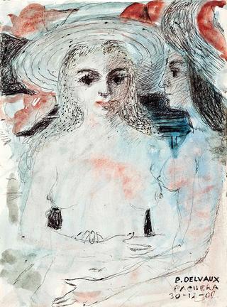 Deux nus aux chapeaux