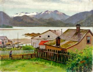 In the Old Quarter, Sitka, 1900