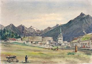 Lincoln Street, Sitka, 1887