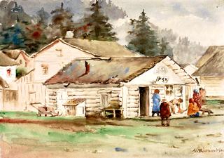 The Three Crows Market, Sitka, 1889
