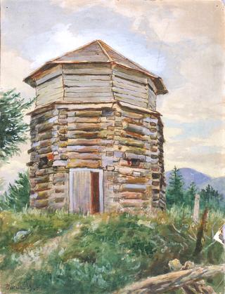 Russian Block House, Alaska, 1900