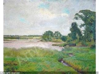Estuary border in Brittany