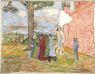 Prayers in a Landscape (from Piero Della Francesca, the Legend of the Cross....