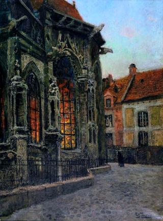 Apside at St. Jacques Church in Dieppe