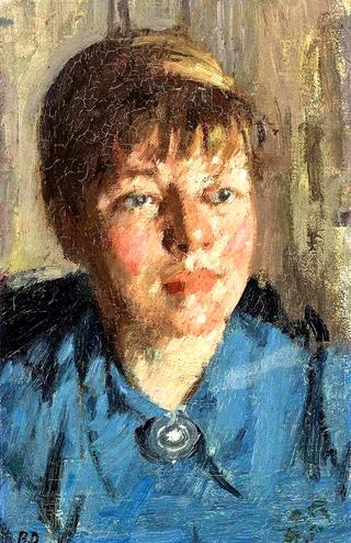 Portrait of a Girl in a Blue Shirt
