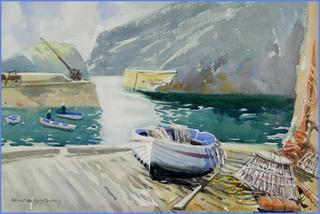 View of La Creux harbour
