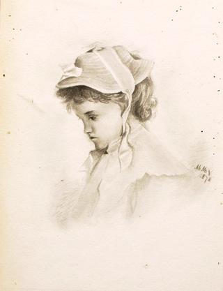 Head of a Child Looking Down