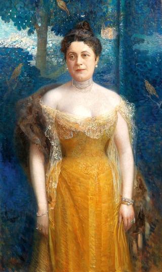 Portrait of Louise Dobner von Dobenau, neé Schönach