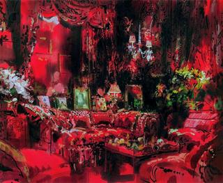 Diana Vreeland's Park Avenue sitting room