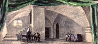 Set Design from the final Act of "Tsarevich Alexei"