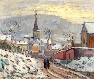 Village in Snow