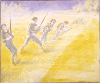 First Attack on the Bois de Belleau, June 6, 1918, at Five O'Clock--3rd Battalion, 5th Regiment of M
