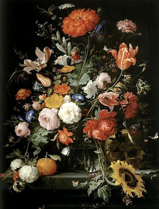 Bouquet with Flowers and Sunflower