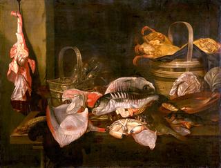 Still Life with Fish and Lemons