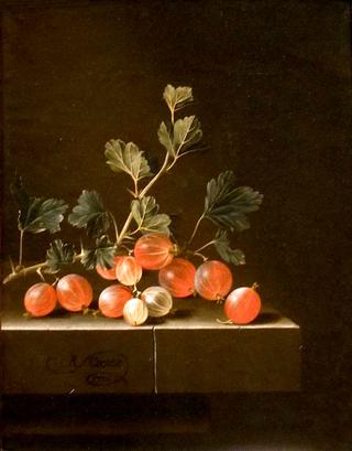 Gooseberries on a Table